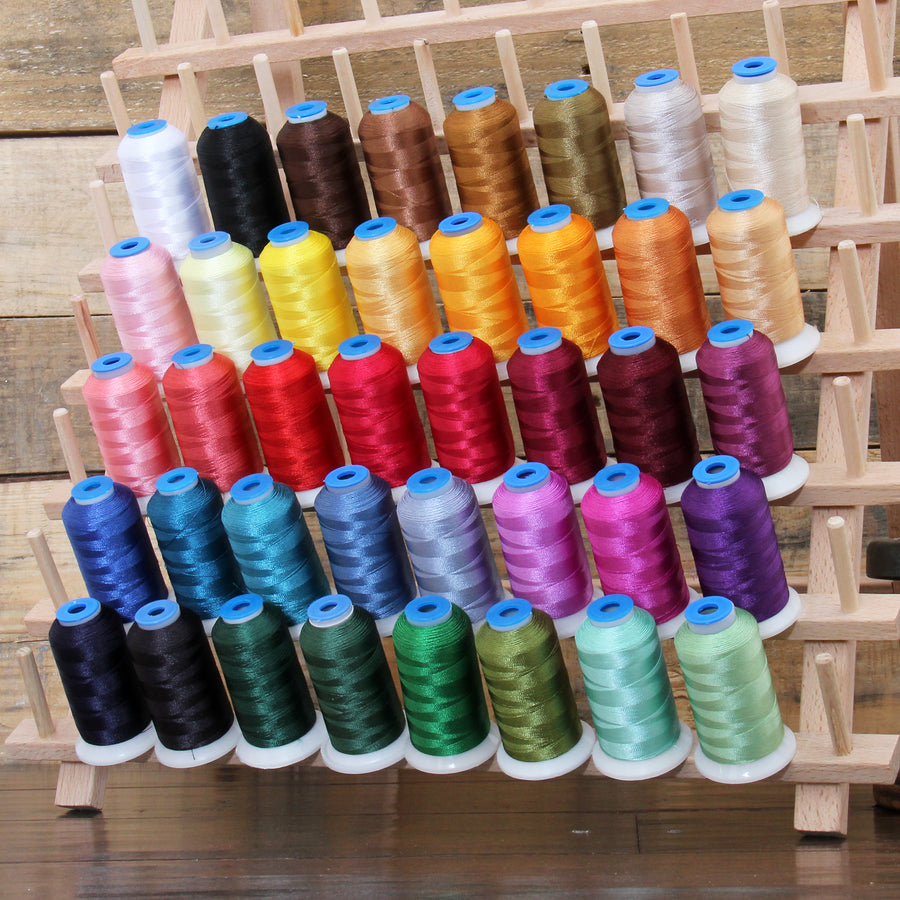 Thread Racks in use
