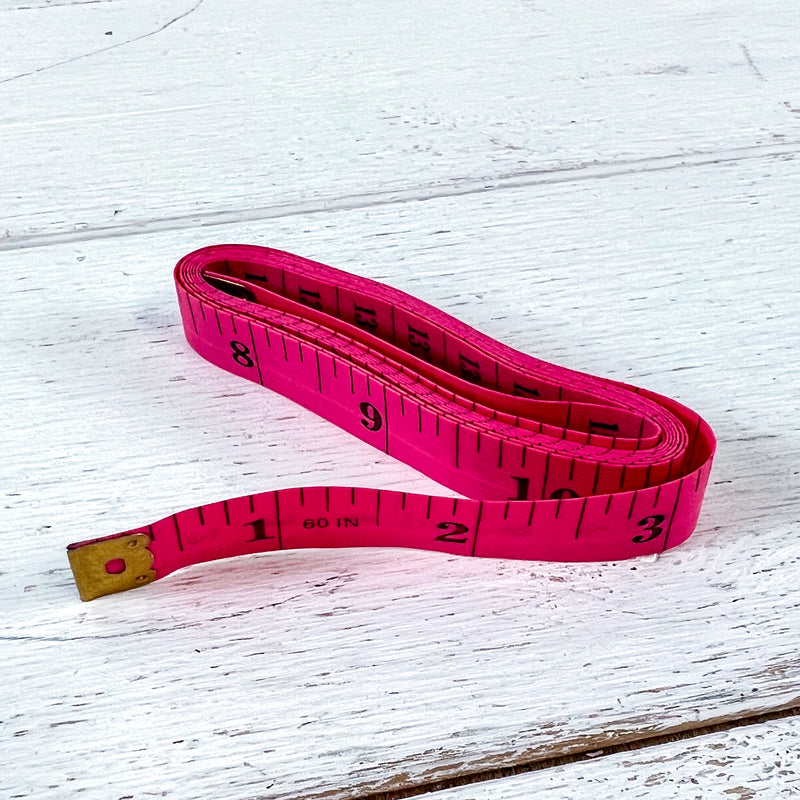Measurestring Pink Soft Flexible Pink Tape Measure — Threadart.com