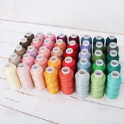 40 Cones Of 5000 Meters Polyester Machine Embroidery Thread - Vivid - Threadart.com