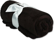 Plush Fleece Blanket - Black - Threadart.com