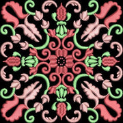 Ornate Decorative Square Machine Embroidery Design Instant Download - 4 Sizes - 8 Formats - ThreadArt - Threadart.com