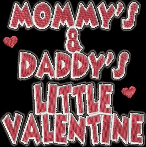 Valentine Design for Baby or Toddler Machine Embroidery Design Instant Download - 4 Sizes - 8 Formats - ThreadArt - Threadart.com