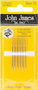 John James Hand Needles Chenille Size 22 - Threadart.com