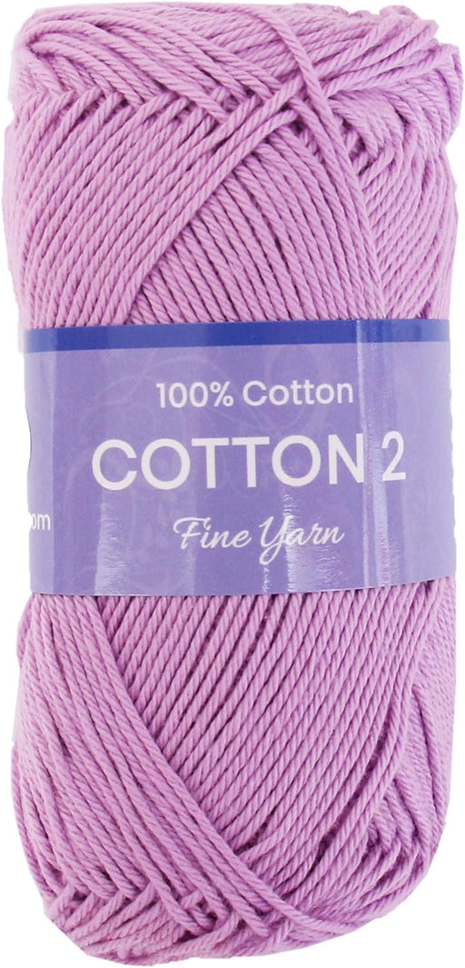 Crochet Cotton Yarn - Lavender - #2 Sport Weight - 50 gram skeins - 165 yds - Threadart.com