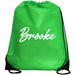 Personalized Drawstring Bag with Custom Name - BackPack Cinch Sack - Threadart.com