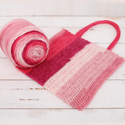 Ombre Yarn - Big Chunky Yarn Cake - Flamingo Dance , 300g (316 Yards) – Thick Super Bulky #6 - Threadart.com