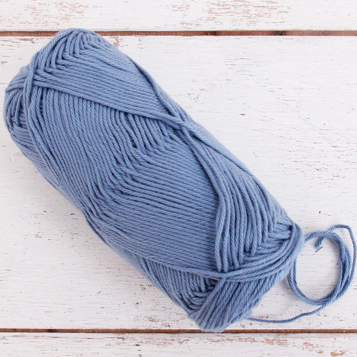 Crochet Cotton Yarn - Denim - #2 Sport Weight - 50 gram skeins - 165 yds - Threadart.com