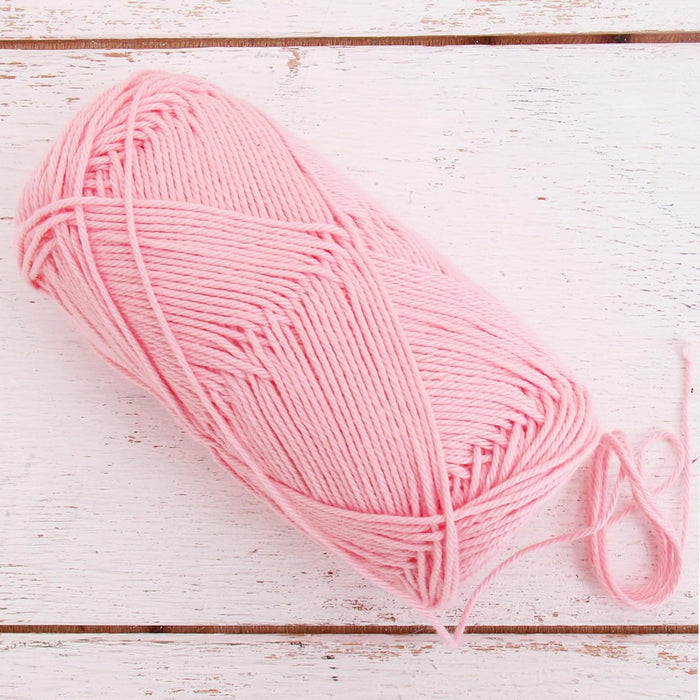 Crochet Cotton Yarn - Light Pink - #2 Sport Weight - 50 gram skeins - 165 yds - Threadart.com