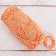 Crochet Cotton Yarn - Peach - #2 Sport Weight - 50 gram skeins - 165 yds - Threadart.com