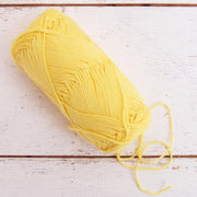 Crochet Cotton Yarn - Light Yellow - #2 Sport Weight - 50 gram skeins - 165 yds - Threadart.com