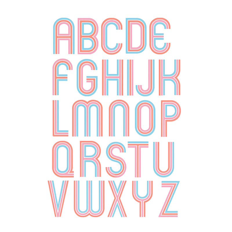 Colorful Monogrammed Ric Rac Tote Bag - Custom Embroidery - Threadart.com