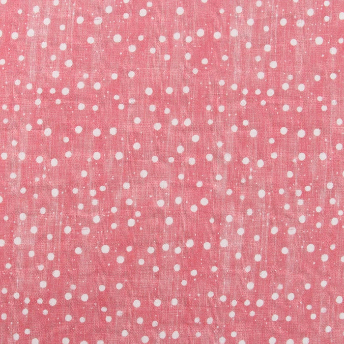 Premium Cotton Quilting Fabric Sold By The Yard - Vintage Threads Collection - Pink Dots - Threadart.com