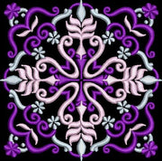 Ornate Decorative Square Machine Embroidery Design Instant Download - 4 Sizes - 8 Formats - ThreadArt - Threadart.com