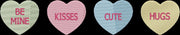 Valentine Candy Heart Designs Single and Row Embroidery Design Instant Download - 12 Variations & Sizes - 8 Formats - ThreadArt - Threadart.com
