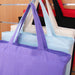 10 Pack of Blank Canvas Tote Bags - Red Color - 14.5x17x3 - 100% Cotton - Threadart.com