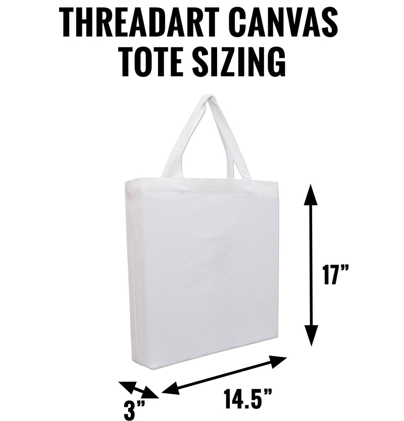 Color Your Own Tote Bag - Tea Fairy Design (Without Markers) - Threadart.com