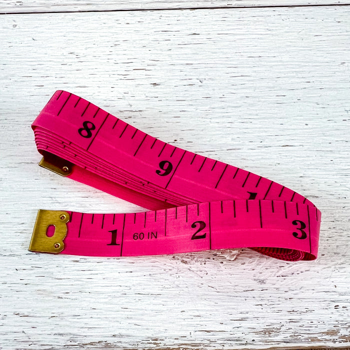 Soft Flexible Pink Tape Measure - Threadart.com