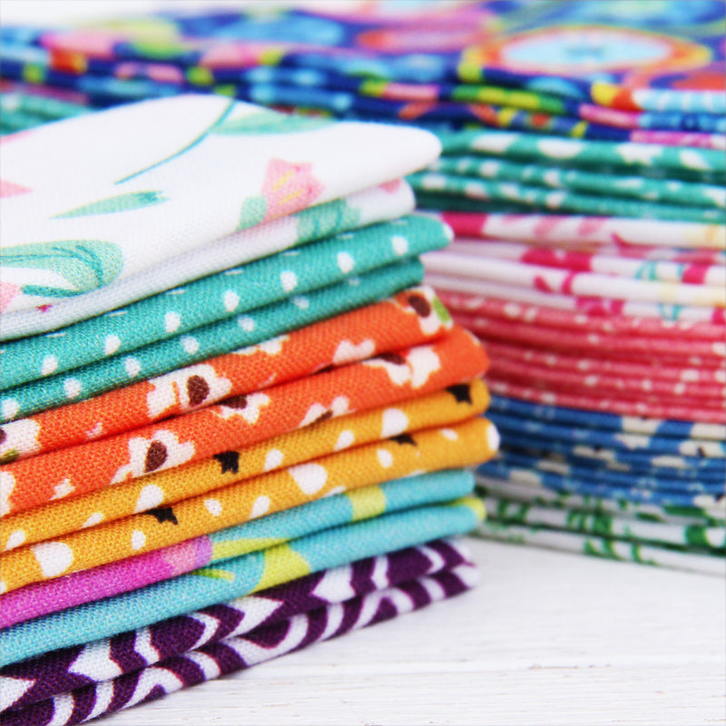 BOLT ENDS OF COTTON PRINTED FABRICS - 1/2 YARD TO 1 YARD CUTS - Threadart.com