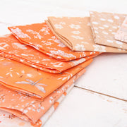 Fat Quarter Bundle - 15 Coastal Sunset Shades Precut Cotton Fabrics - Threadart.com