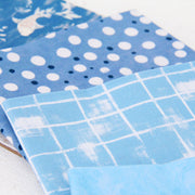 Fat Quarter Bundle - 20 Blue Shades Precut Cotton Fabrics - Threadart.com