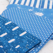 Fat Quarter Bundle - 20 Blue Shades Precut Cotton Fabrics - Threadart.com