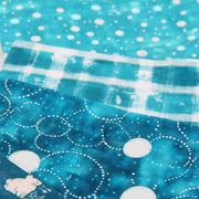 Fat Quarter Bundle - 20 Teal Shades Precut Cotton Fabrics - Threadart.com