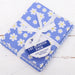 Fat Quarter Bundle - Five Blue Confetti Brights Precut Cotton Fabrics - Threadart.com