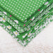 Fat Quarter Bundle - Five Green Confetti Brights Precut Cotton Fabrics - Threadart.com