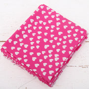 Fat Quarter Bundle - Five Hot Pink Confetti Brights Precut Cotton Fabrics - Threadart.com