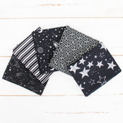 Five Fat Quarter Bundle - Black Color Builder Set - Threadart.com