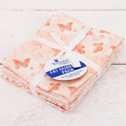 Fat Quarter Bundle - Five Coral Precut Cotton Fabrics - Threadart.com