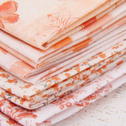 Fat Quarter Bundle - Five Coral Precut Cotton Fabrics - Threadart.com