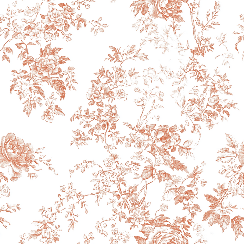 Fat Quarter Bundle - Five Coral Precut Cotton Fabrics - Threadart.com