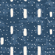 Fat Quarter Bundle - Five Dark Blue Precut Cotton Fabrics - Threadart.com