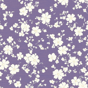 Fat Quarter Bundle - Five Dark Purple Precut Cotton Fabrics - Threadart.com