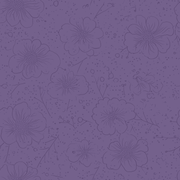 Fat Quarter Bundle - Five Dark Purple Precut Cotton Fabrics - Threadart.com