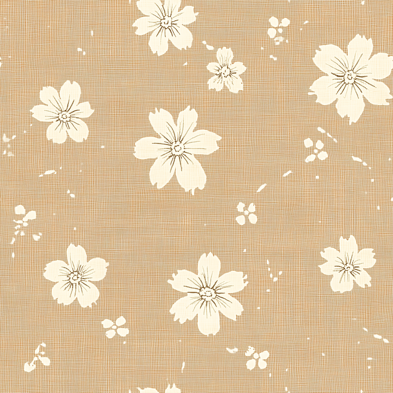 Fat Quarter Bundle - Five Ivory Precut Cotton Fabrics - Threadart.com