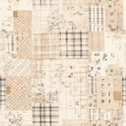 Fat Quarter Bundle - Five Ivory Precut Cotton Fabrics - Threadart.com