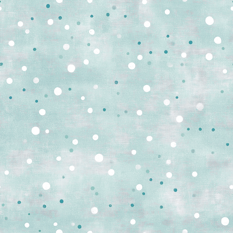 Fat Quarter Bundle - Five Light Aqua Precut Cotton Fabrics - Threadart.com