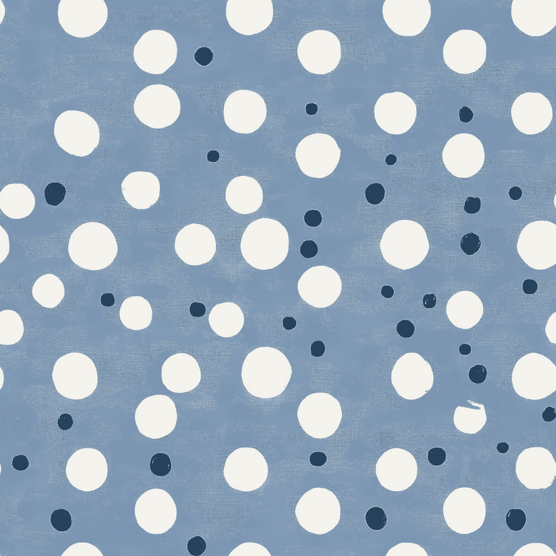 Fat Quarter Bundle - Five Light Blue Precut Cotton Fabrics - Threadart.com