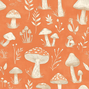Fat Quarter Bundle - Five Orange Precut Cotton Fabrics - Threadart.com