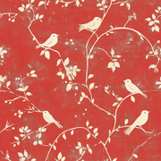 Fat Quarter Bundle - Five Red Precut Cotton Fabrics - Threadart.com