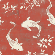 Fat Quarter Bundle - Five Red Precut Cotton Fabrics - Threadart.com