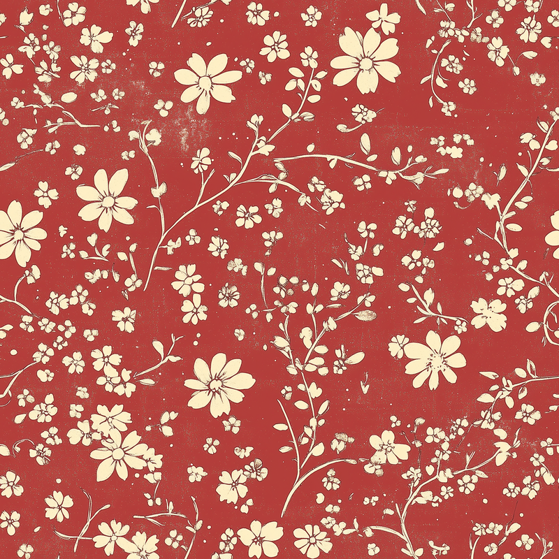 Fat Quarter Bundle - Five Red Precut Cotton Fabrics - Threadart.com