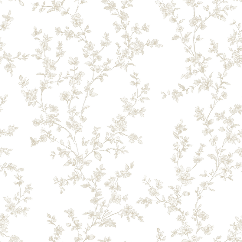 Fat Quarter Bundle - Five White Precut Cotton Fabrics - Threadart.com