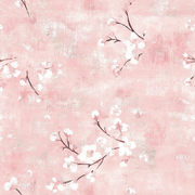 Fat Quarter Bundle - Five White Pink Precut Cotton Fabrics - Threadart.com