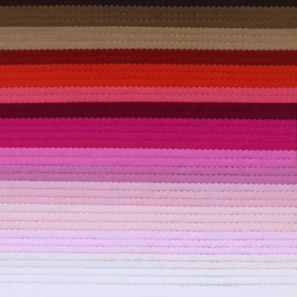 Jelly Roll Fabric Strips, 40 Precut Fabric Strips in Pink Colors, Premium Cotton - Threadart.com