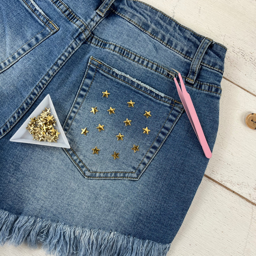 All Hot Fix Crystal Rhinestones in use