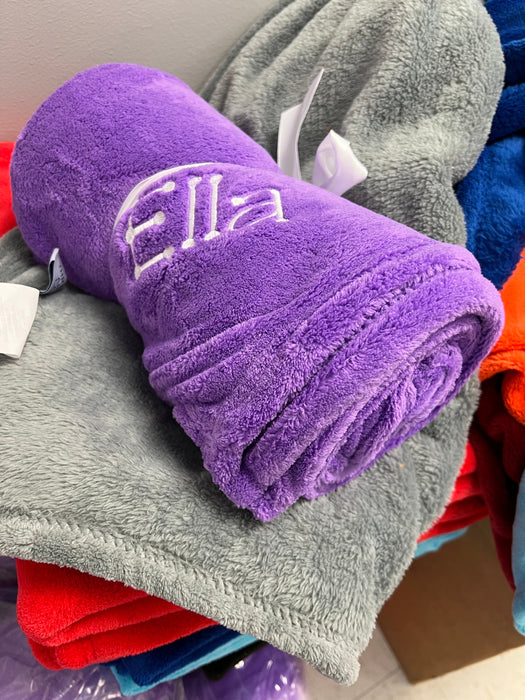 BLOOPERS:  Plush Fleece Blanket - Threadart.com