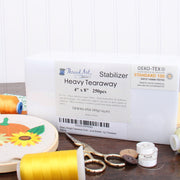 Heavy Tearaway Embroidery Stabilizer - 4x8 200 precut sheets - Threadart.com